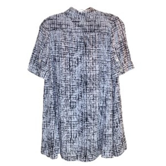 111 Tylho Rayon Button Front Blouse Top Small - Picture 2 of 5